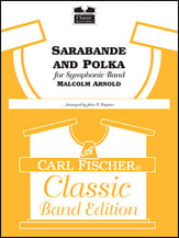 Sarabande and Polka Concert Band sheet music cover